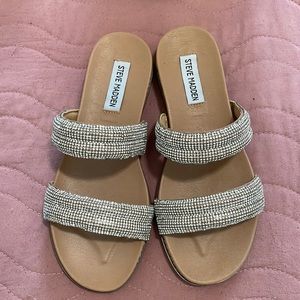 Steve Madden Yodey Sandals with diamonds very beautiful sandal